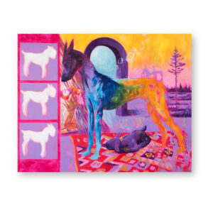 Painting "My world and your grey boxes"
